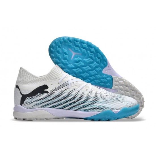 Puma Future 7 Ultimate TF White Blue Mens