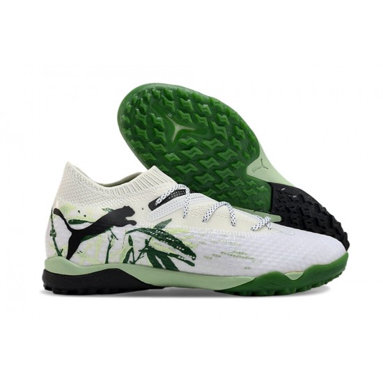 Puma Future 7 Ultimate TF White Green Mens