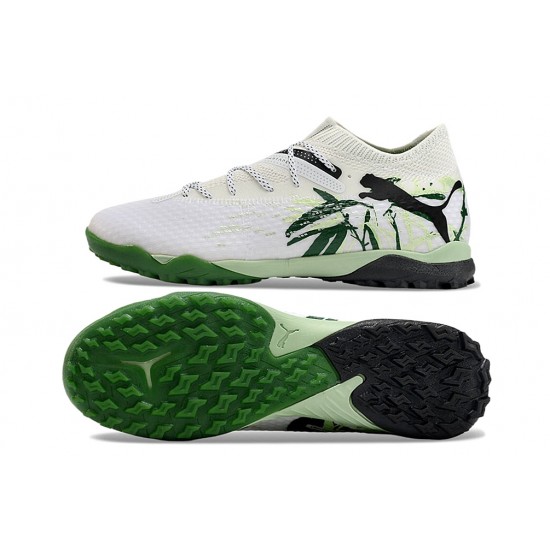 Puma Future 7 Ultimate TF White Green Mens