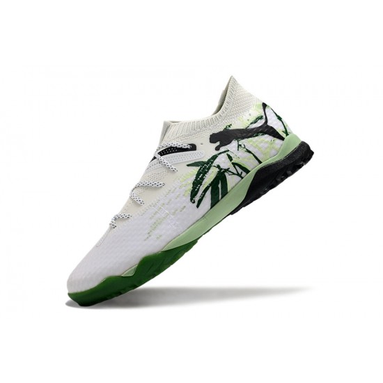 Puma Future 7 Ultimate TF White Green Mens  