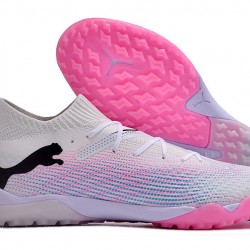 Puma Future 7 Ultimate TF White Pink Mens  