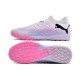 Puma Future 7 Ultimate TF White Pink Mens  