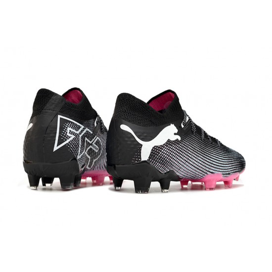 Sale Puma Future FG Black Grey Mens Soccer Cleats