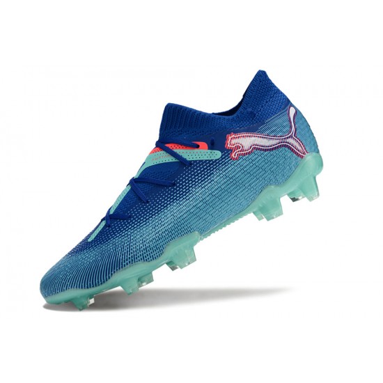 Sale Puma Future FG Mens Blue Soccer Cleats