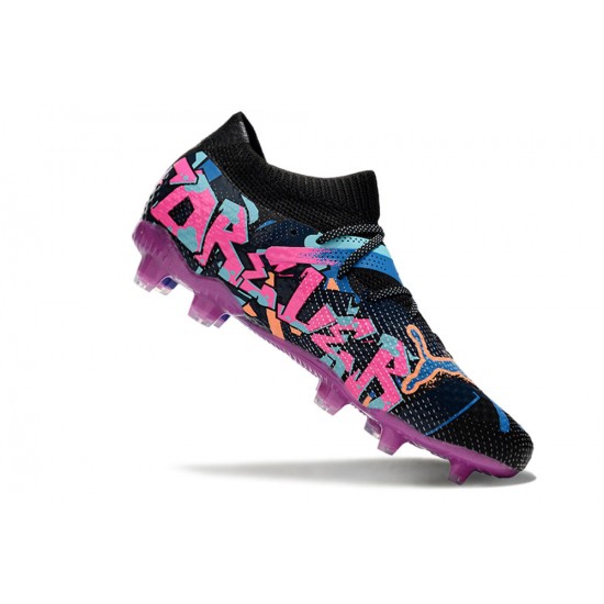 Puma Future FG Mens Pink Blue