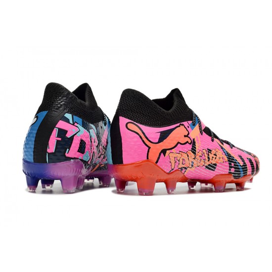 Puma Future FG Mens Pink Blue