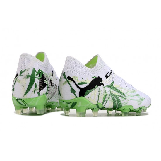 Puma Future FG Mens White Green