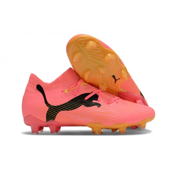 Sale Puma Future FG Pink Black Mens Soccer Cleats