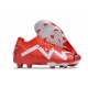 Puma Future FG Red White Mens