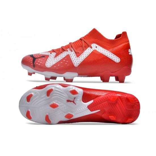 Puma Future FG Red White Mens