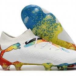 Puma Future FG White Multi Mens  