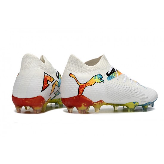 Puma Future FG White Multi Mens  