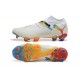 Sale Puma Future FG White Orange Mens Soccer Cleats