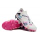 Puma Future FG White and Pink Mens