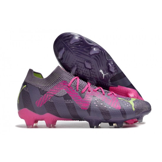 Puma Future Ultimate FG Mens Purple Green