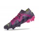 Puma Future Ultimate FG Mens Purple Green  