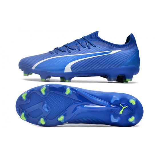 Puma Ultra Ultimate FG Blue White Mens  