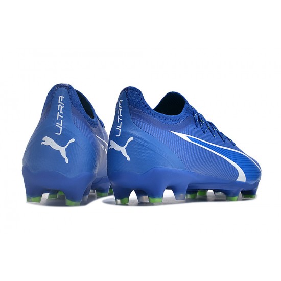 Puma Ultra Ultimate FG Blue White Mens