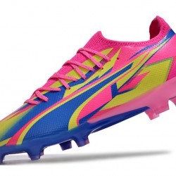 Puma Ultra Ultimate FG Mens Pink Blue  