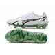 Puma Ultra Ultimate FG Mens White and Green