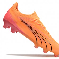 Puma Ultra Ultimate FG Orange Black Mens  