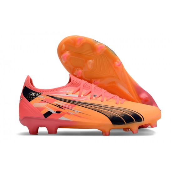 Puma Ultra Ultimate FG Orange Pink Mens