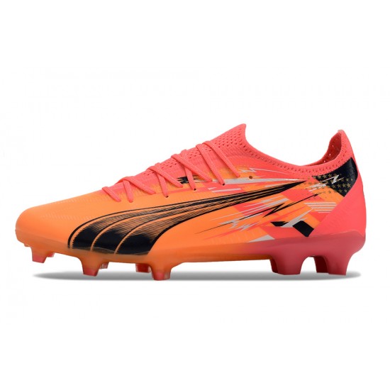 Puma Ultra Ultimate FG Orange Pink Mens