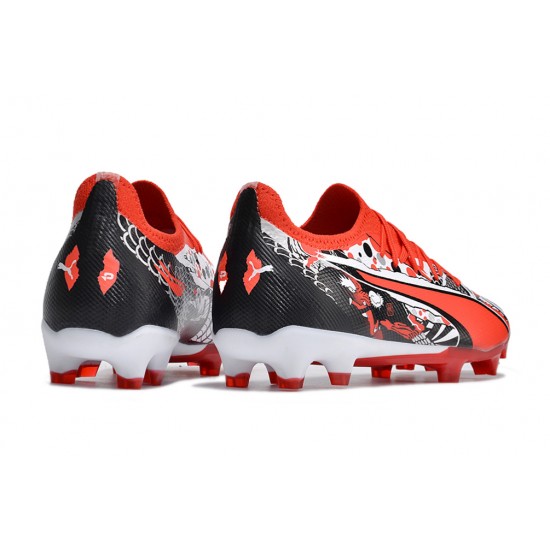 Puma Ultra Ultimate FG Red Black Mens