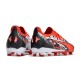 Puma Ultra Ultimate FG Red Black Mens  