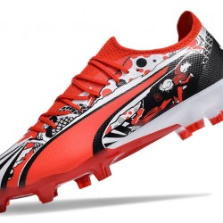 Puma Ultra Ultimate FG Red Black Mens  