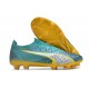 Puma Ultra Ultimate FG Teal Yellow Mens  