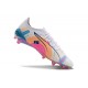 Puma Ultra Ultimate FG White and Blue Mens  