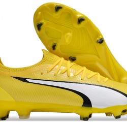 Puma Ultra Ultimate FG Yellow White Mens  