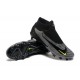 Nike Phantom GX Elite FG High Top Soccer Cleats Grey Black Yellow
