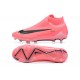 Nike Phantom GX Elite FG High Top Soccer Cleats Pink Black