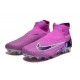 Sale Nike Phantom GX Elite FG High Top Soccer Cleats Purple Black