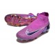 Sale Nike Phantom GX Elite FG High Top Soccer Cleats Purple Black