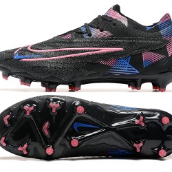 Nike Phantom GX Elite FG Low Soccer Cleats Black Pink