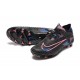 Nike Phantom GX Elite FG Low Soccer Cleats Black Pink