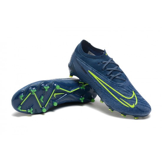 Sale Nike Phantom GX Elite FG Low Soccer Cleats Deep Blue