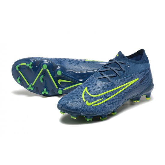 Sale Nike Phantom GX Elite FG Low Soccer Cleats Deep Blue