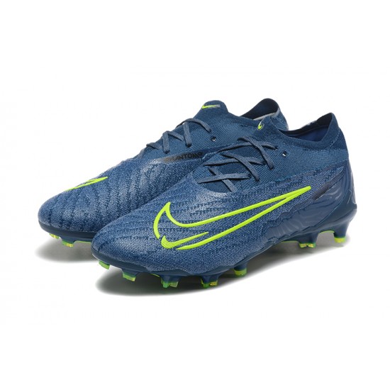 Nike Phantom GX Elite FG Low Soccer Cleats Deep Blue