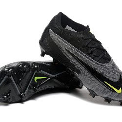 Nike Phantom GX Elite FG Low Soccer Cleats Grey Black