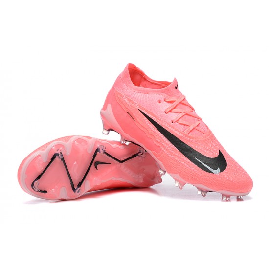 Nike Phantom GX Elite FG Low Soccer Cleats Pink Black