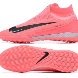 Nike Phantom GX Elite TF High Top Soccer Cleats Pink Black
