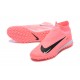 Nike Phantom GX Elite TF High Top Soccer Cleats Pink Black