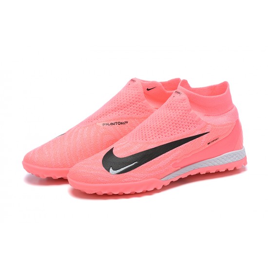 Nike Phantom GX Elite TF High Top Soccer Cleats Pink Black