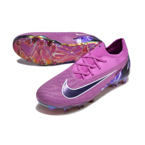 Nike Phantom GX Elite TF Low Soccer Cleats Purple Black White