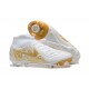 Nike Phantom Luna Elite FG High Top Gold White Soccer Cleats