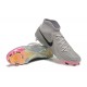 Nike Phantom Luna Elite FG High Top Pink Grey Black Soccer Cleats